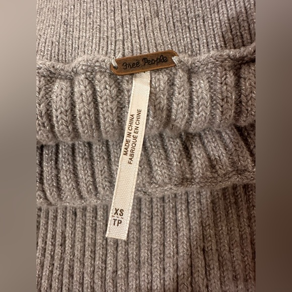 Free People Felix Rib Maxi Skirt in Light Grey XS - Picture 6 of 10